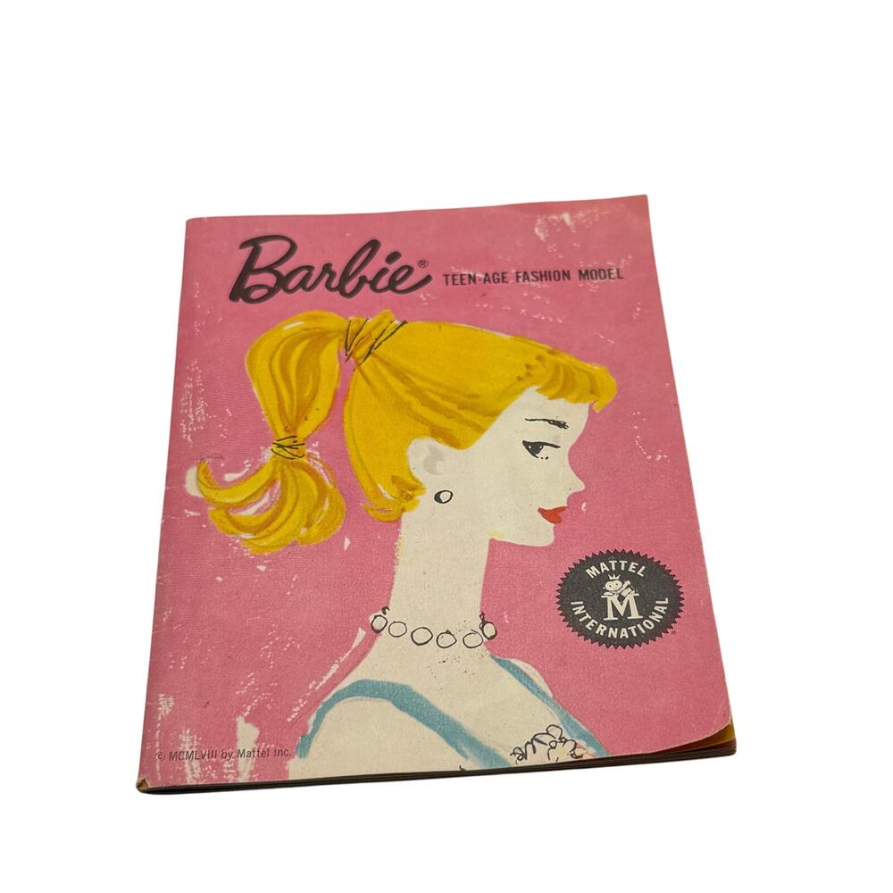 1959 Barbie Booklet #1 #2 Ponytail Teen-Age Fashion Model Mattel Japan